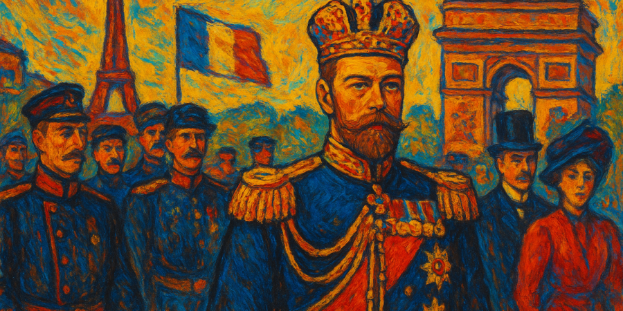 tsar nicolas ii paris france